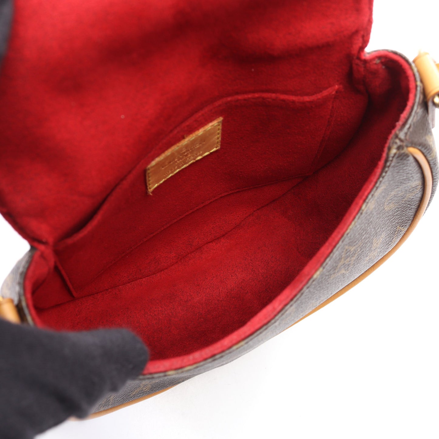 タンブラン モノグラム ショルダーバッグ PVC レザー ブラウン ルイヴィトン バッグ LOUIS VUITTON