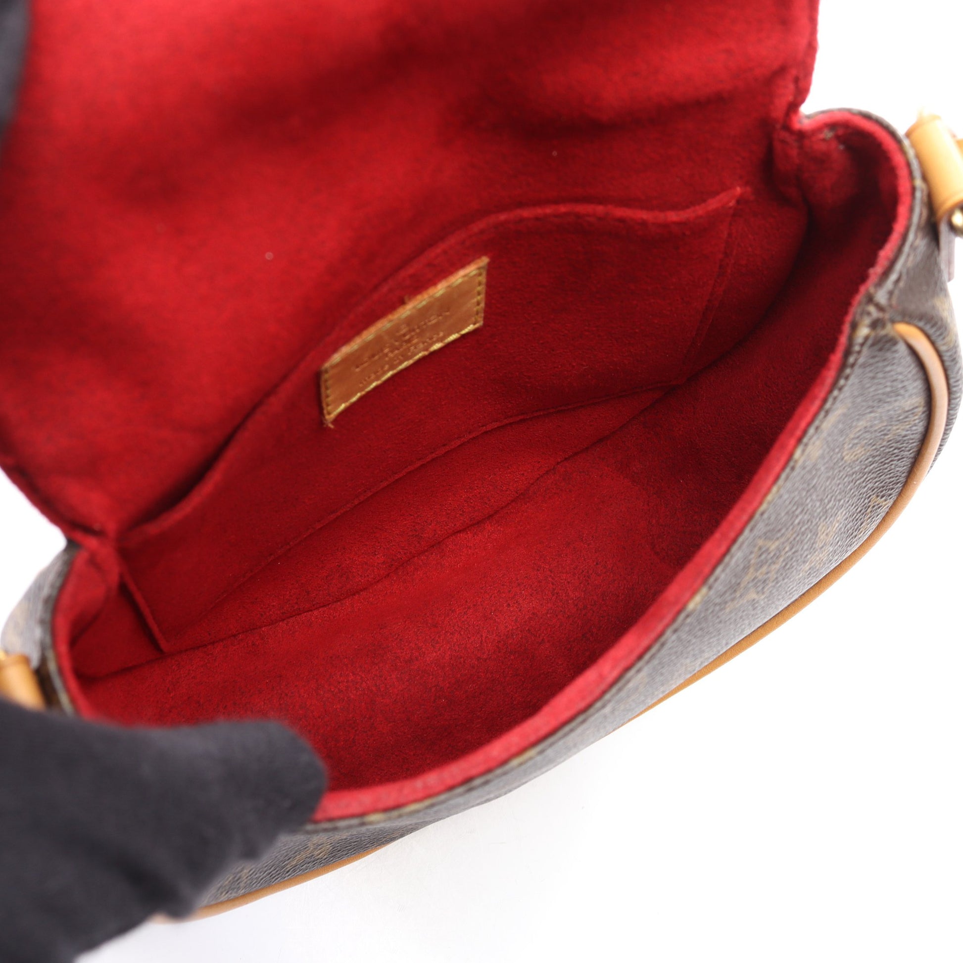 タンブラン モノグラム ショルダーバッグ PVC レザー ブラウン ルイヴィトン バッグ LOUIS VUITTON