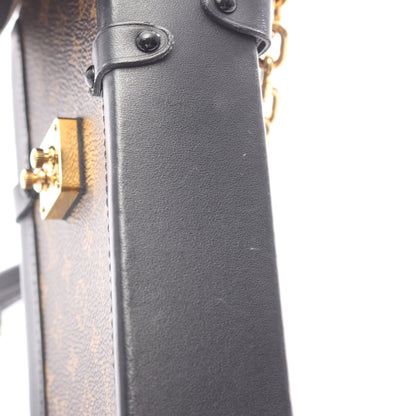 ポシェット トランクヴェルティカル モノグラム ショルダーバッグ PVC レザー ブラウン ブラック ルイヴィトン バッグ LOUIS VUITTON