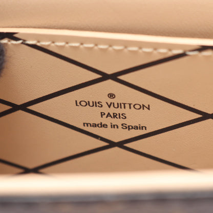 ポシェット トランクヴェルティカル モノグラム ショルダーバッグ PVC レザー ブラウン ブラック ルイヴィトン バッグ LOUIS VUITTON
