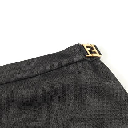 FFロゴ付き タイト スカート ブラック フェンディ ボトムス FENDI