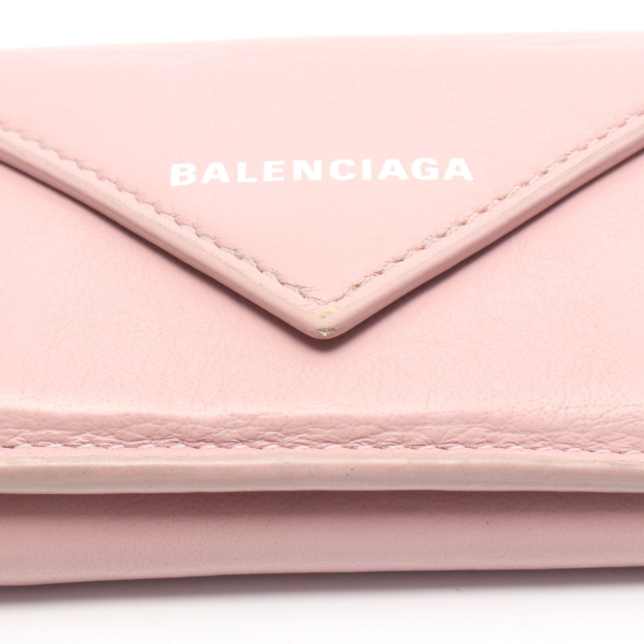 BALENCIAGA ピンク 三つ折り財布 BALENCIAGA 三つ折り財布 ピンク - メルカリ