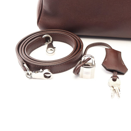 ケリー32 ハバナ 内縫い 2WAY ハンドバッグ ヴォースイフト ボルドー シルバー金具 □J刻印 エルメス バッグ HERMES