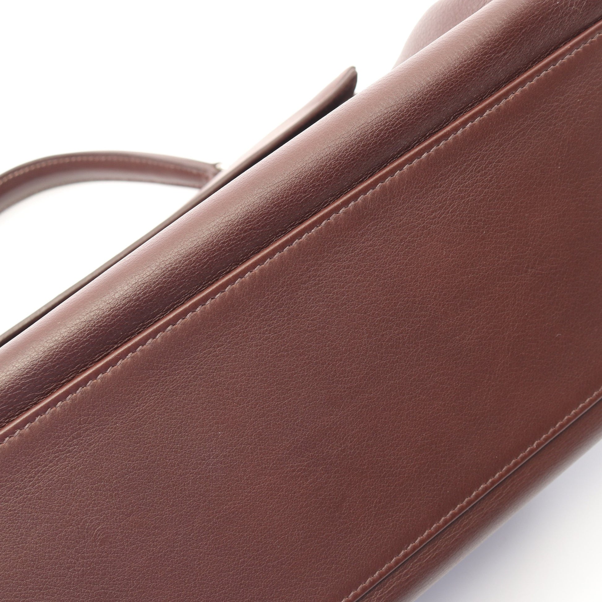 ケリー32 ハバナ 内縫い 2WAY ハンドバッグ ヴォースイフト ボルドー シルバー金具 □J刻印 エルメス バッグ HERMES