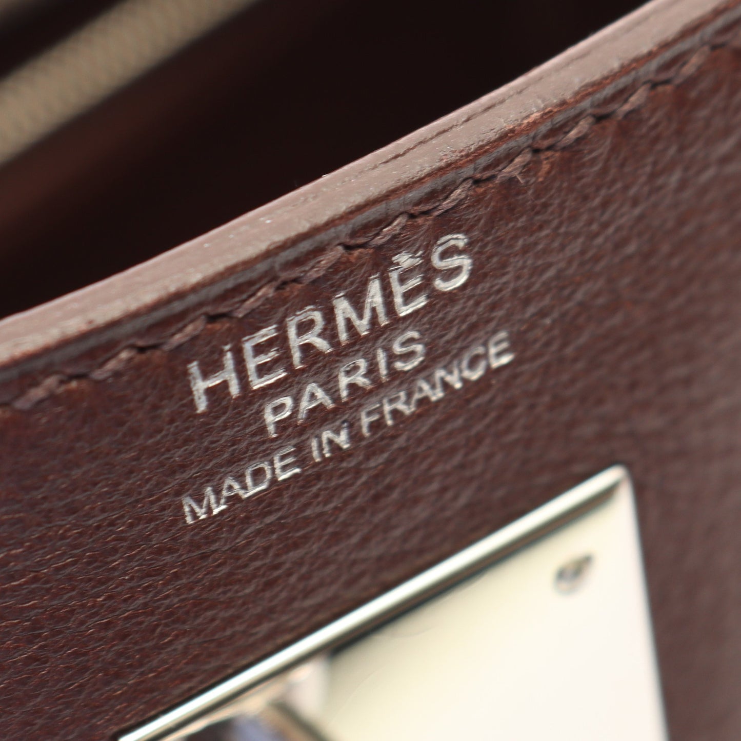 ケリー32 ハバナ 内縫い 2WAY ハンドバッグ ヴォースイフト ボルドー シルバー金具 □J刻印 エルメス バッグ HERMES