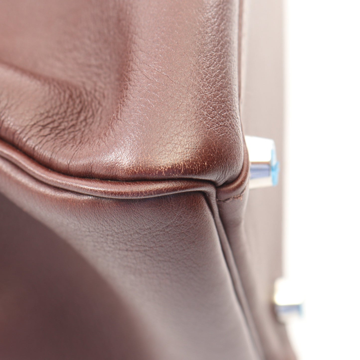 ケリー32 ハバナ 内縫い 2WAY ハンドバッグ ヴォースイフト ボルドー シルバー金具 □J刻印 エルメス バッグ HERMES
