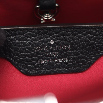 カプシーヌBB ノワール 2WAY ハンドバッグ レザー パイソン ブラック ルイヴィトン バッグ LOUIS VUITTON