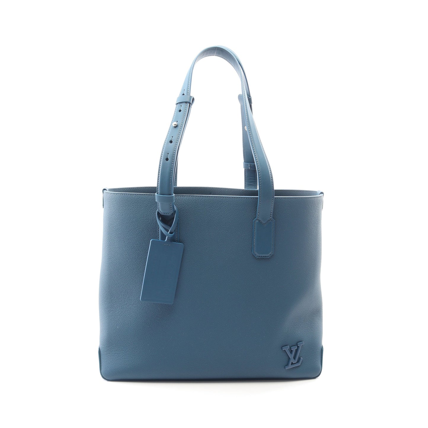 ファストライン LVアエログラム ブルーアトランティック ショルダーバッグ トートバッグ レザー ブルー ルイヴィトン バッグ LOUIS VUITTON