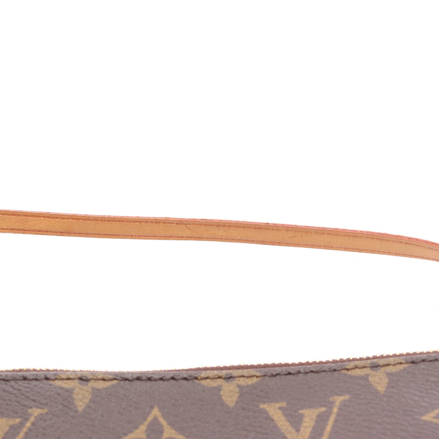 ポシェットアクセソワール モノグラム ハンドバッグ PVC レザー ブラウン ルイヴィトン バッグ LOUIS VUITTON
