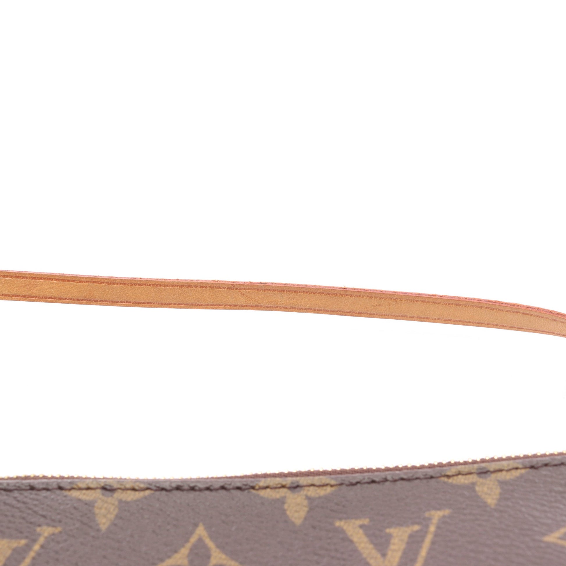 ポシェットアクセソワール モノグラム ハンドバッグ PVC レザー ブラウン ルイヴィトン バッグ LOUIS VUITTON