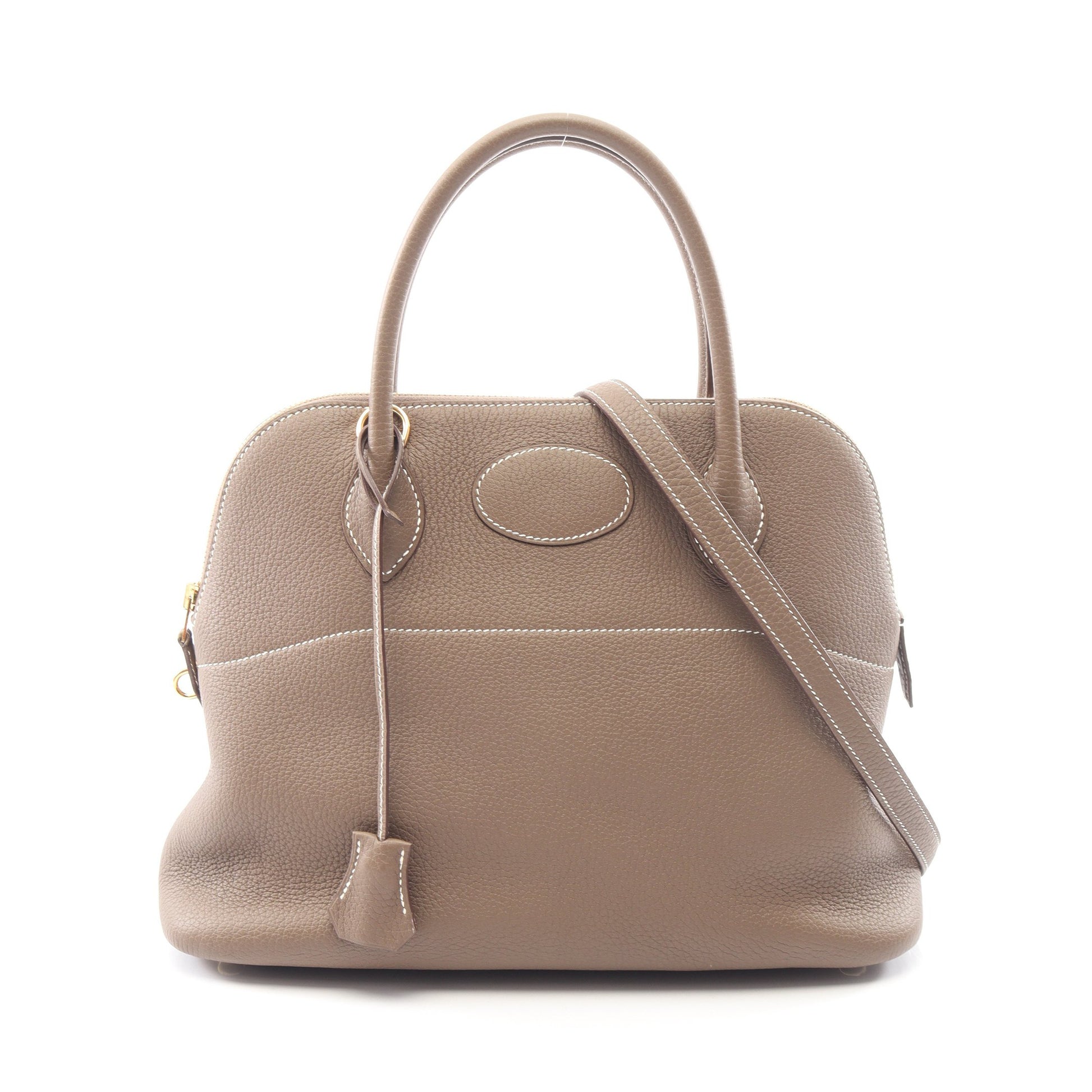 ボリード31 エトゥープ 2WAY ハンドバッグ トリヨンクレマンス グレーベージュ ゴールド金具 Y刻印 エルメス バッグ HERMES