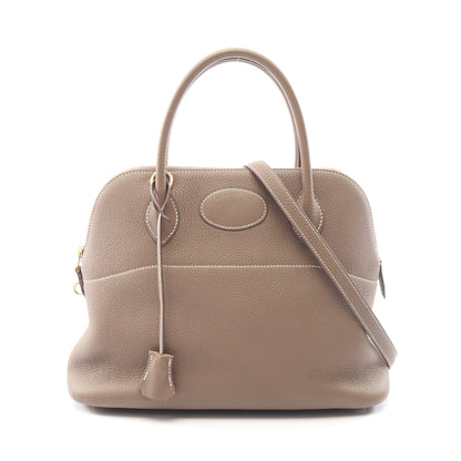 ボリード31 エトゥープ 2WAY ハンドバッグ トリヨンクレマンス グレーベージュ ゴールド金具 Y刻印 エルメス バッグ HERMES