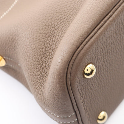 ボリード31 エトゥープ 2WAY ハンドバッグ トリヨンクレマンス グレーベージュ ゴールド金具 Y刻印 エルメス バッグ HERMES