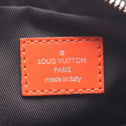 ダヌーブPM エピ ダミエグラフィット ショルダーバッグ PVC レザー ダークブルー ブルー ブラック ルイヴィトン バッグ LOUIS VUITTON