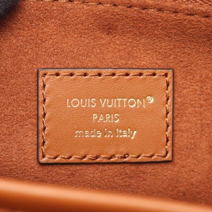 オンザゴー オーガナイザー モノグラム 2WAY ハンドバッグ トートバッグ PVC レザー ブラウン ルイヴィトン バッグ LOUIS VUITTON