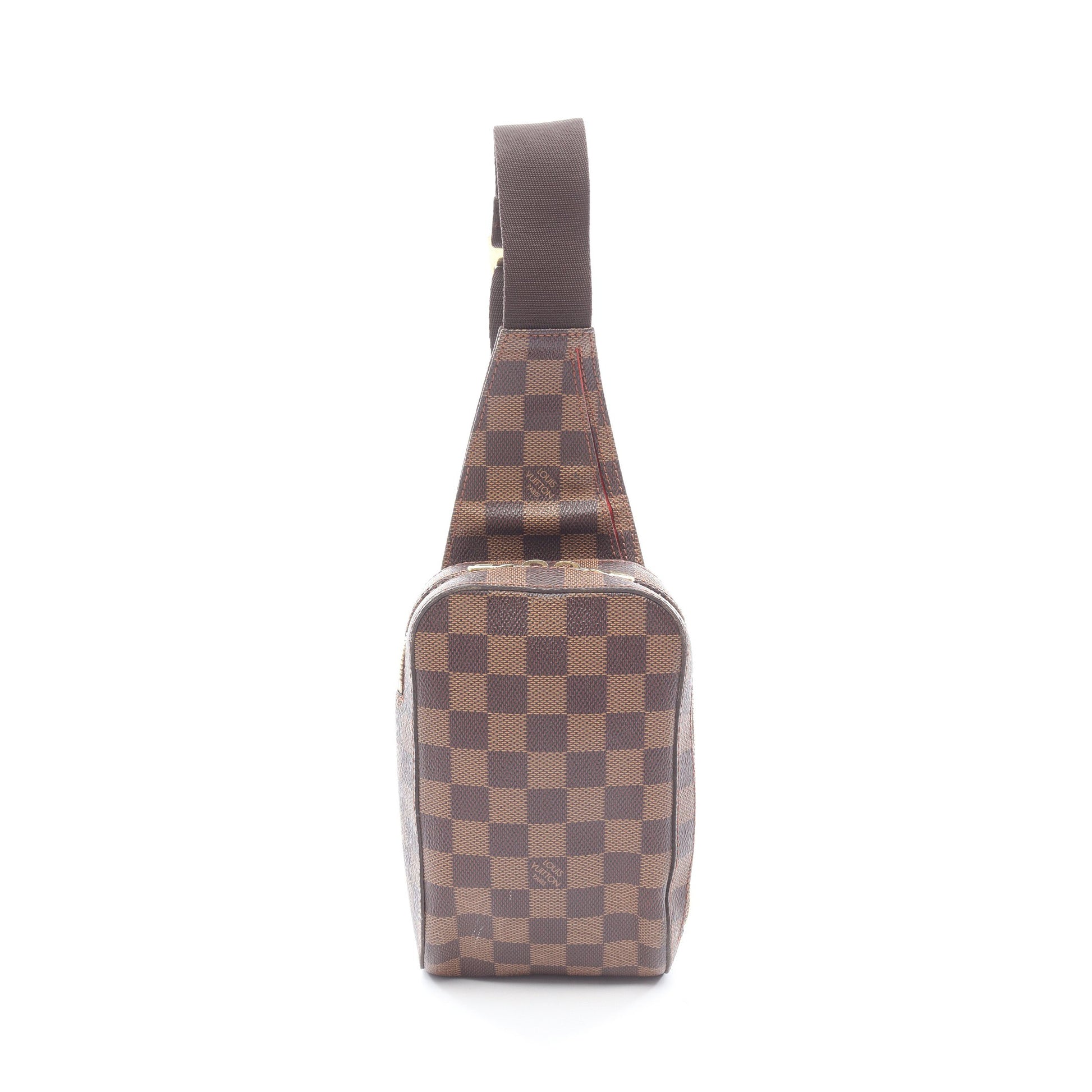 ジェロニモス ダミエエベヌ ボディバッグ PVC ブラウン ルイヴィトン バッグ LOUIS VUITTON