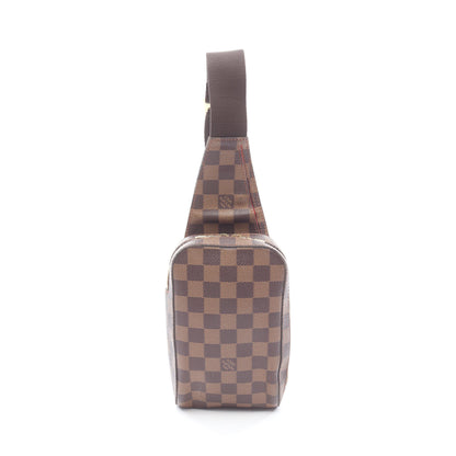 ジェロニモス ダミエエベヌ ボディバッグ PVC ブラウン ルイヴィトン バッグ LOUIS VUITTON