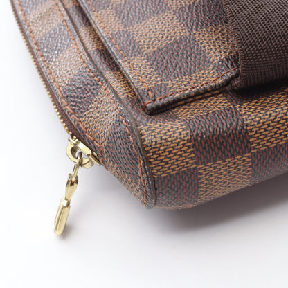 ジェロニモス ダミエエベヌ ボディバッグ PVC ブラウン ルイヴィトン バッグ LOUIS VUITTON