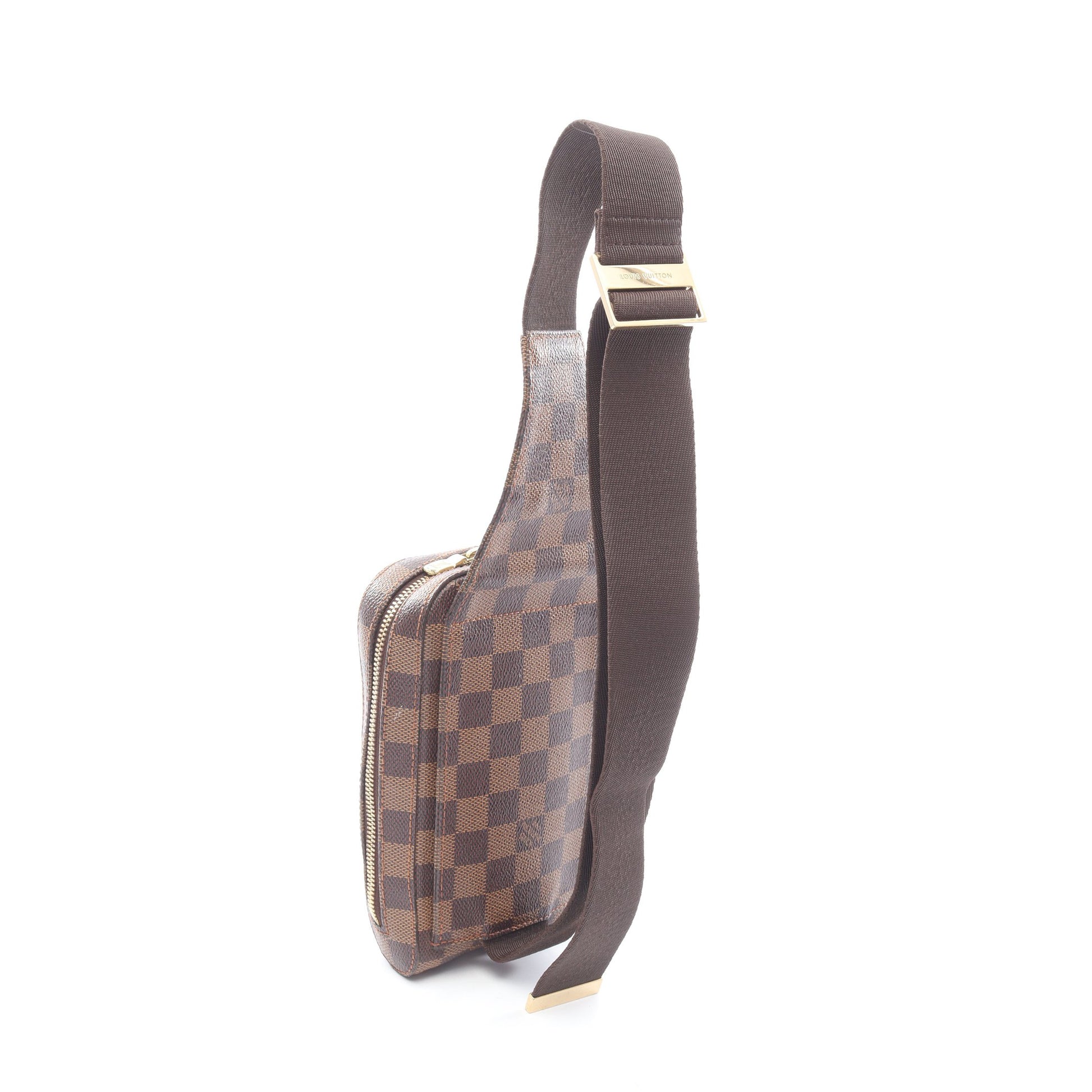 ジェロニモス ダミエエベヌ ボディバッグ PVC ブラウン ルイヴィトン バッグ LOUIS VUITTON
