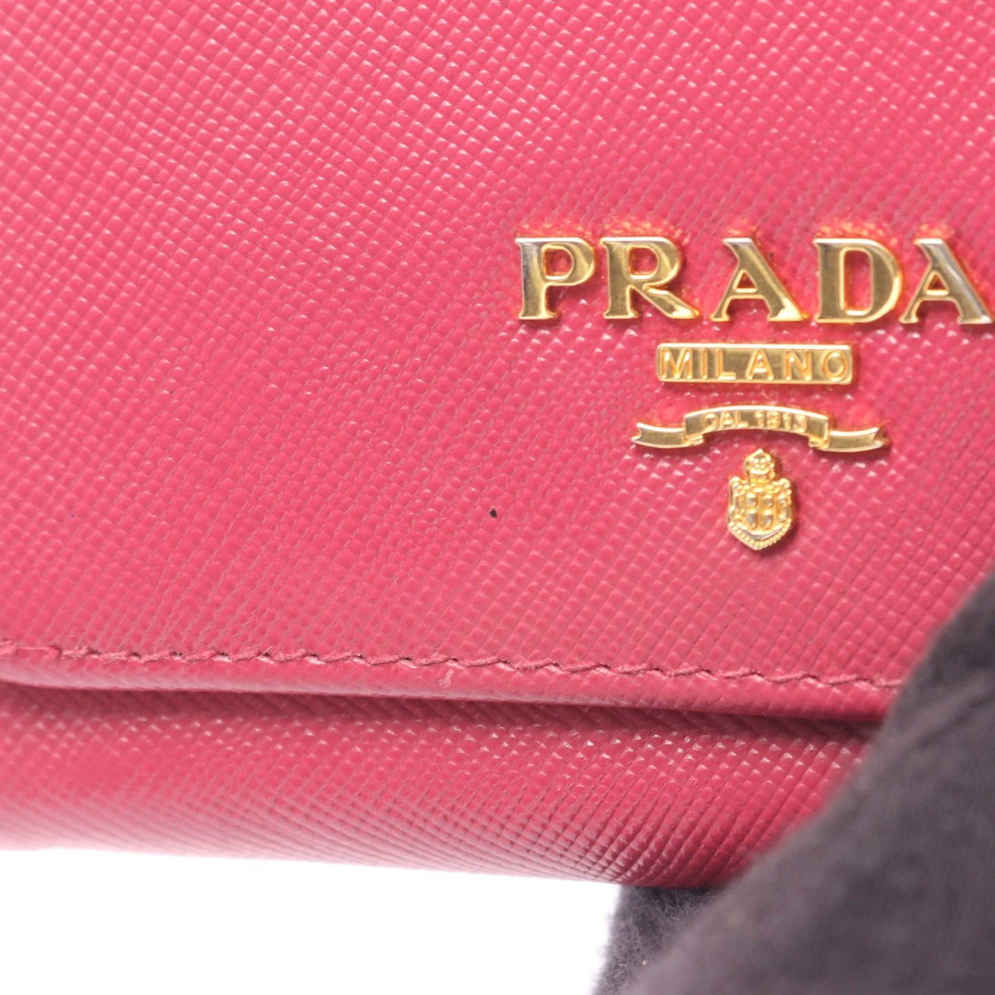 SAFFIANO 二つ折り財布 サフィアーノレザー ピンクパープル プラダ 財布・小物 PRADA