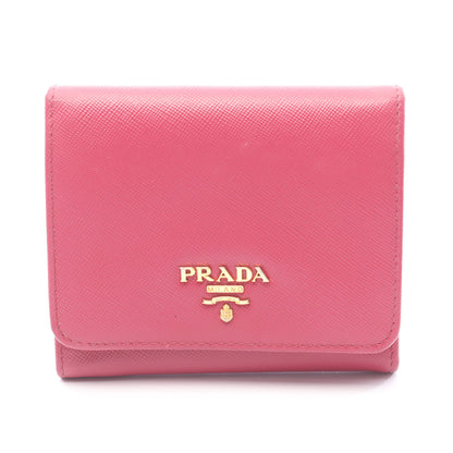 SAFFIANO 二つ折り財布 サフィアーノレザー ピンクパープル プラダ 財布・小物 PRADA