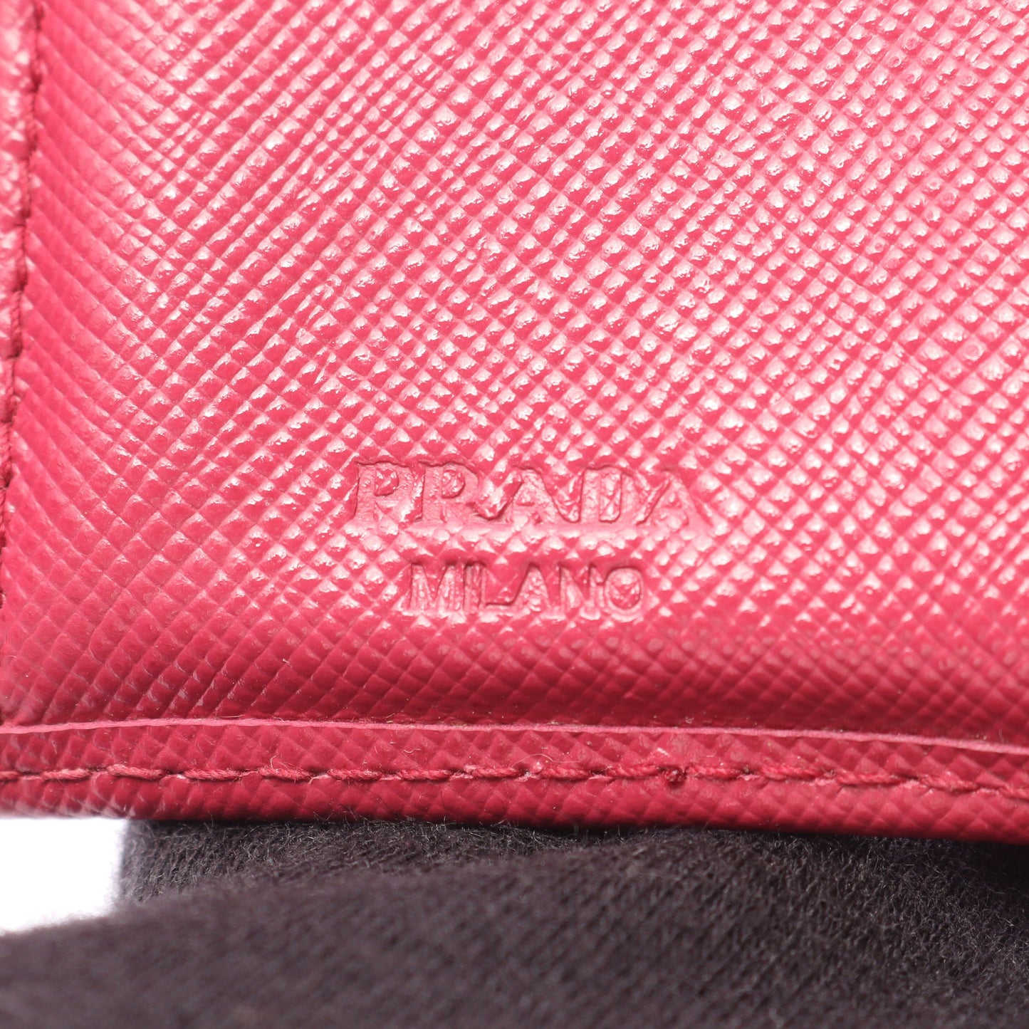 SAFFIANO 二つ折り財布 サフィアーノレザー ピンクパープル プラダ 財布・小物 PRADA