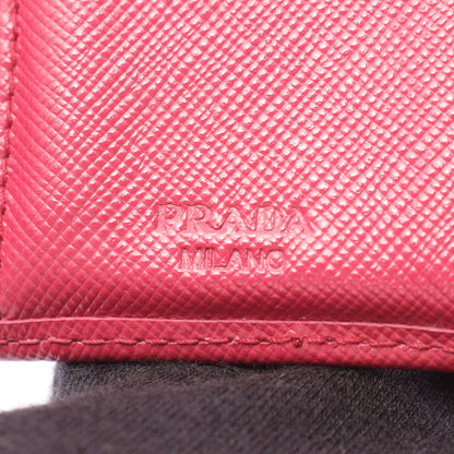 SAFFIANO 二つ折り財布 サフィアーノレザー ピンクパープル プラダ 財布・小物 PRADA