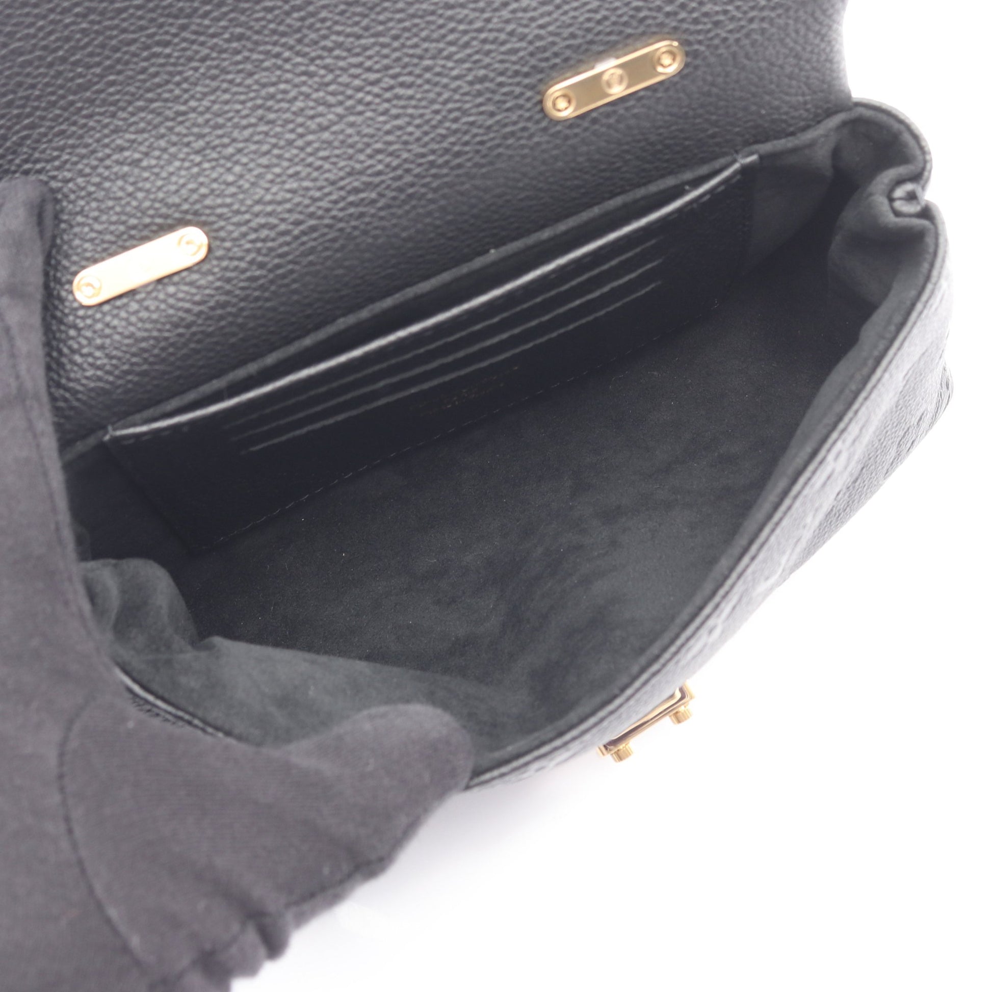 ナノ マドレーヌ モノグラムアンプラント ノワール 2WAY ハンドバッグ レザー ブラック ルイヴィトン バッグ LOUIS VUITTON