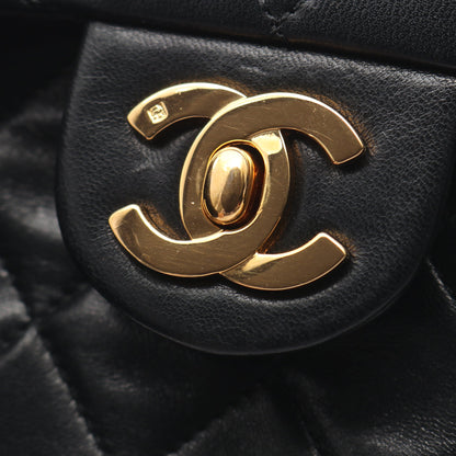ミニマトラッセ チェーンショルダーバッグ ラムスキン ブラック ゴールド金具 シャネル バッグ CHANEL