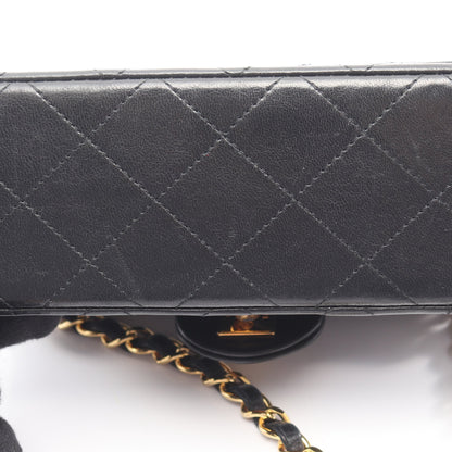 ミニマトラッセ チェーンショルダーバッグ ラムスキン ブラック ゴールド金具 シャネル バッグ CHANEL