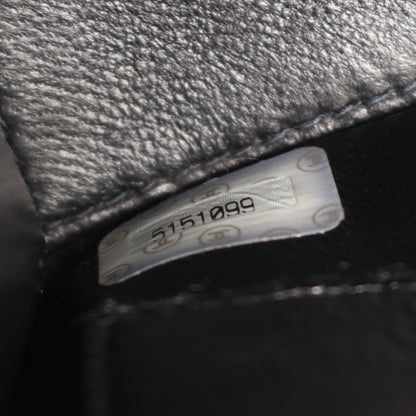 ココマーク チェーンハンドバッグ レザー ブラック ゴールド金具 シャネル バッグ CHANEL