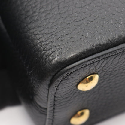 カプシーヌMINI 2WAY ハンドバッグ トリヨンレザー ブラック ルイヴィトン バッグ LOUIS VUITTON