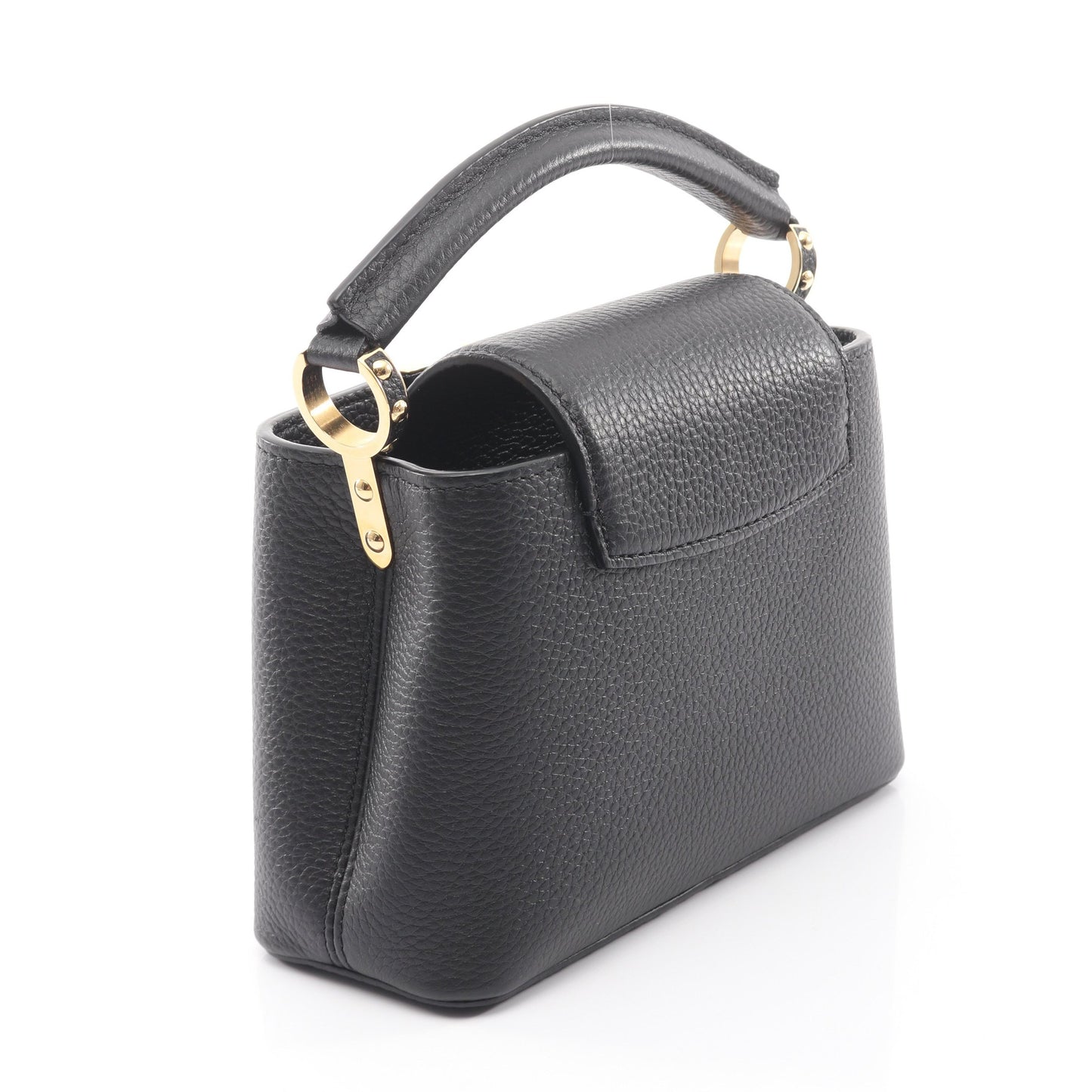 カプシーヌMINI 2WAY ハンドバッグ トリヨンレザー ブラック ルイヴィトン バッグ LOUIS VUITTON