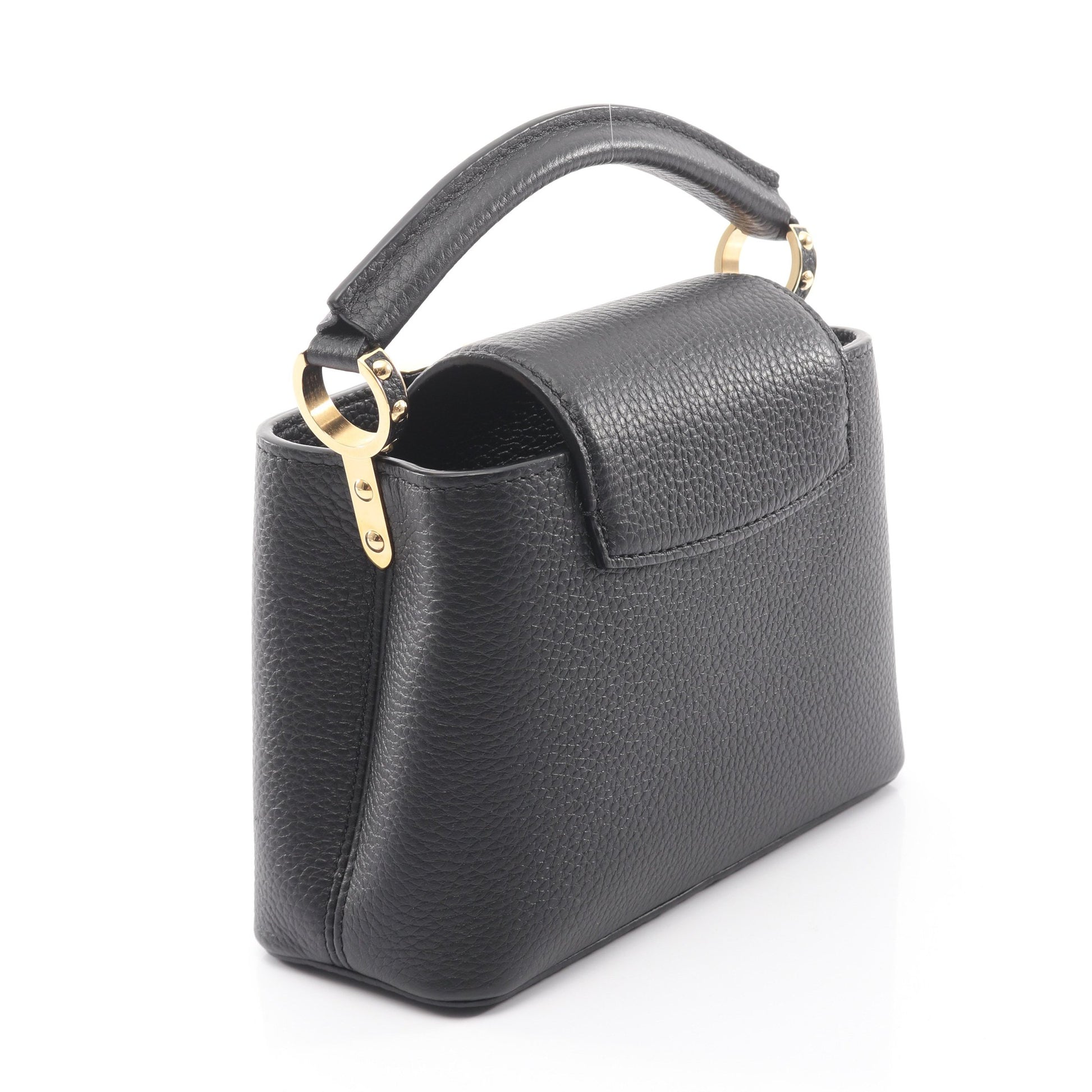 カプシーヌMINI 2WAY ハンドバッグ トリヨンレザー ブラック ルイヴィトン バッグ LOUIS VUITTON
