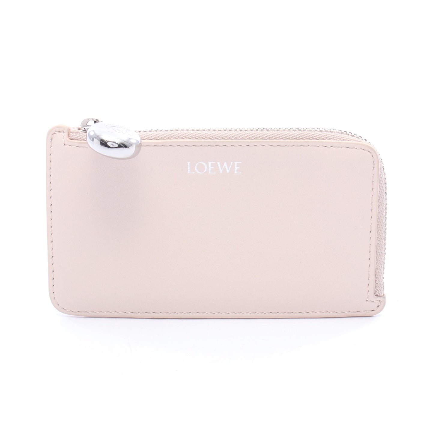 ペブル カードケース コインケース レザー ライトピンク ロエベ 財布・小物 LOEWE