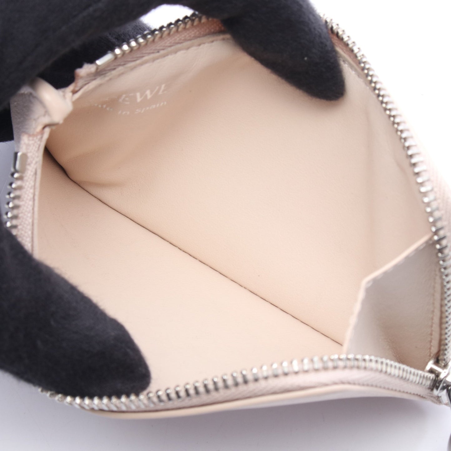 ペブル カードケース コインケース レザー ライトピンク ロエベ 財布・小物 LOEWE