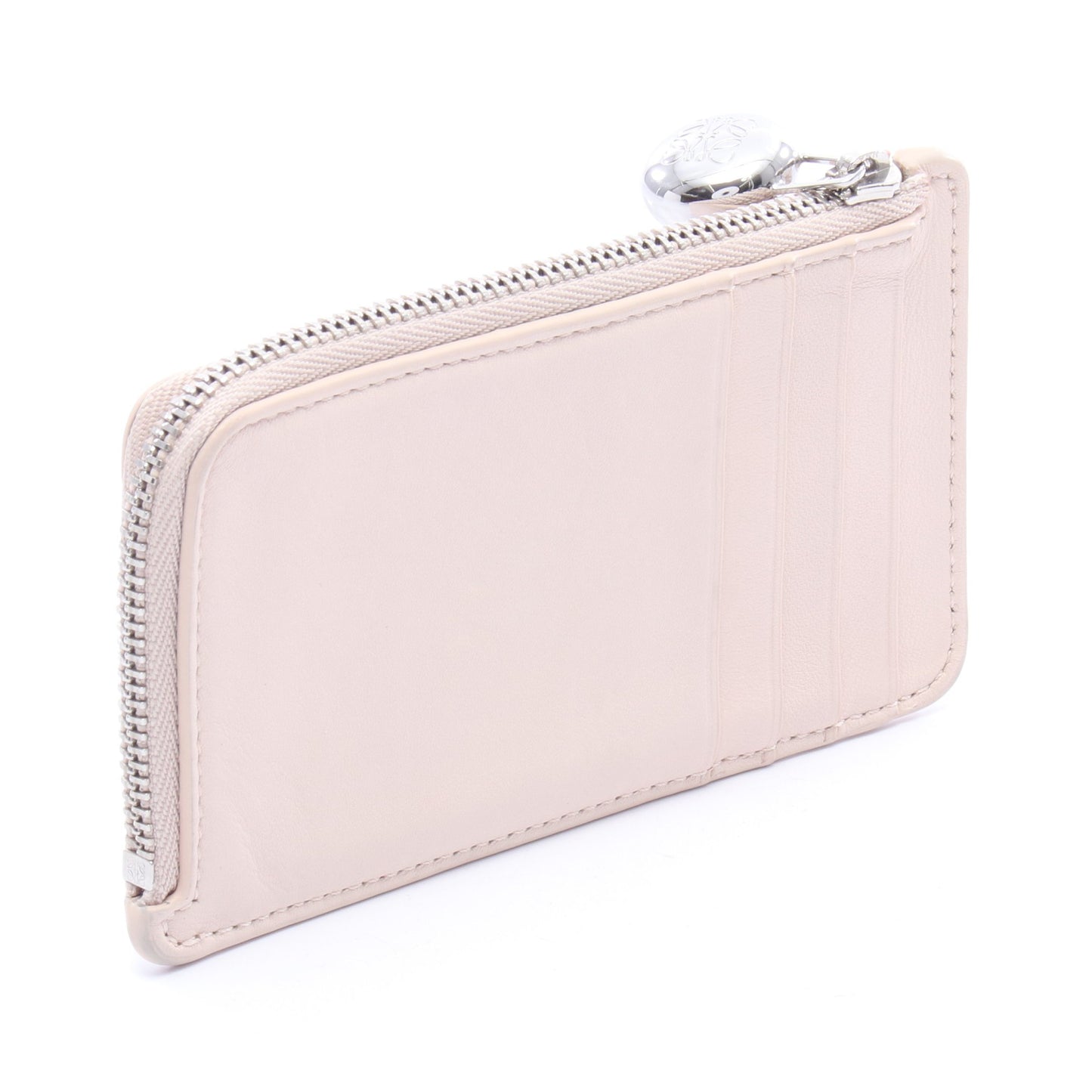ペブル カードケース コインケース レザー ライトピンク ロエベ 財布・小物 LOEWE