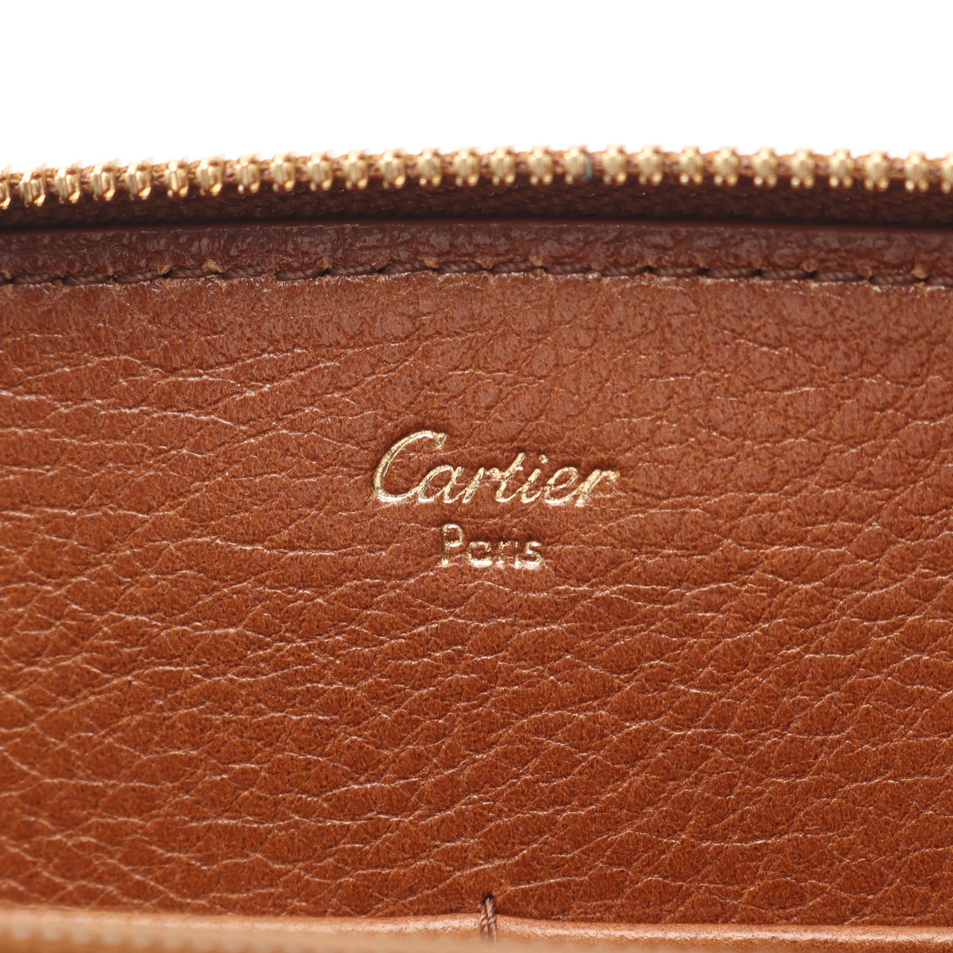 マルチェロ ラウンドファスナー長財布 レザー ブラウン カルティエ 財布・小物 Cartier