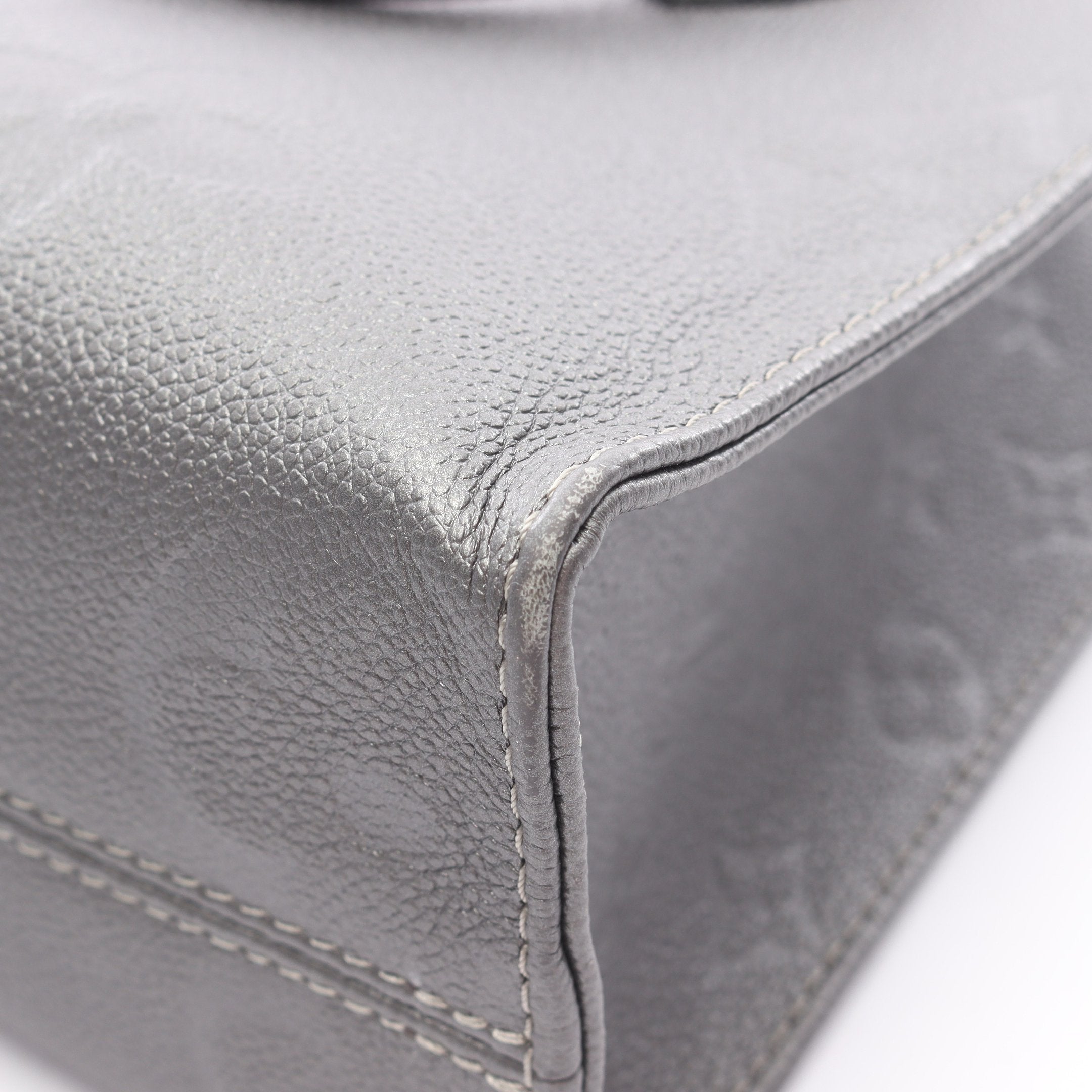 Louis Vuitton グレー モノグラム ハンドバッグ~~~ オンザゴーPM モノグラムアンプラント 2WAY ハンドバッグ レザー