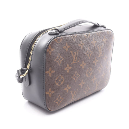 サントンジュ モノグラム ノワール 2WAY ショルダーバッグ PVC レザー ブラウン ブラック ルイヴィトン バッグ LOUIS VUITTON