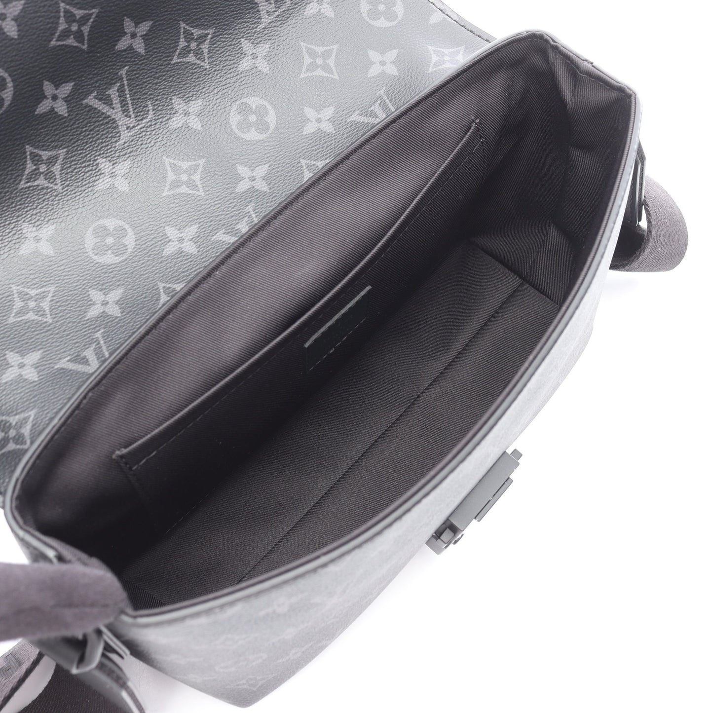 Sケープ メッセンジャー モノグラムエクリプス ショルダーバッグ PVC レザー ブラック ルイヴィトン バッグ LOUIS VUITTON