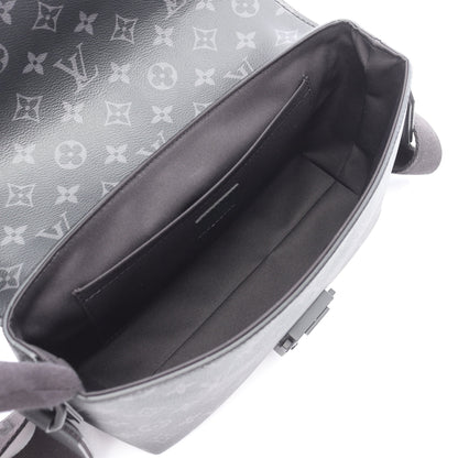 Sケープ メッセンジャー モノグラムエクリプス ショルダーバッグ PVC レザー ブラック ルイヴィトン バッグ LOUIS VUITTON
