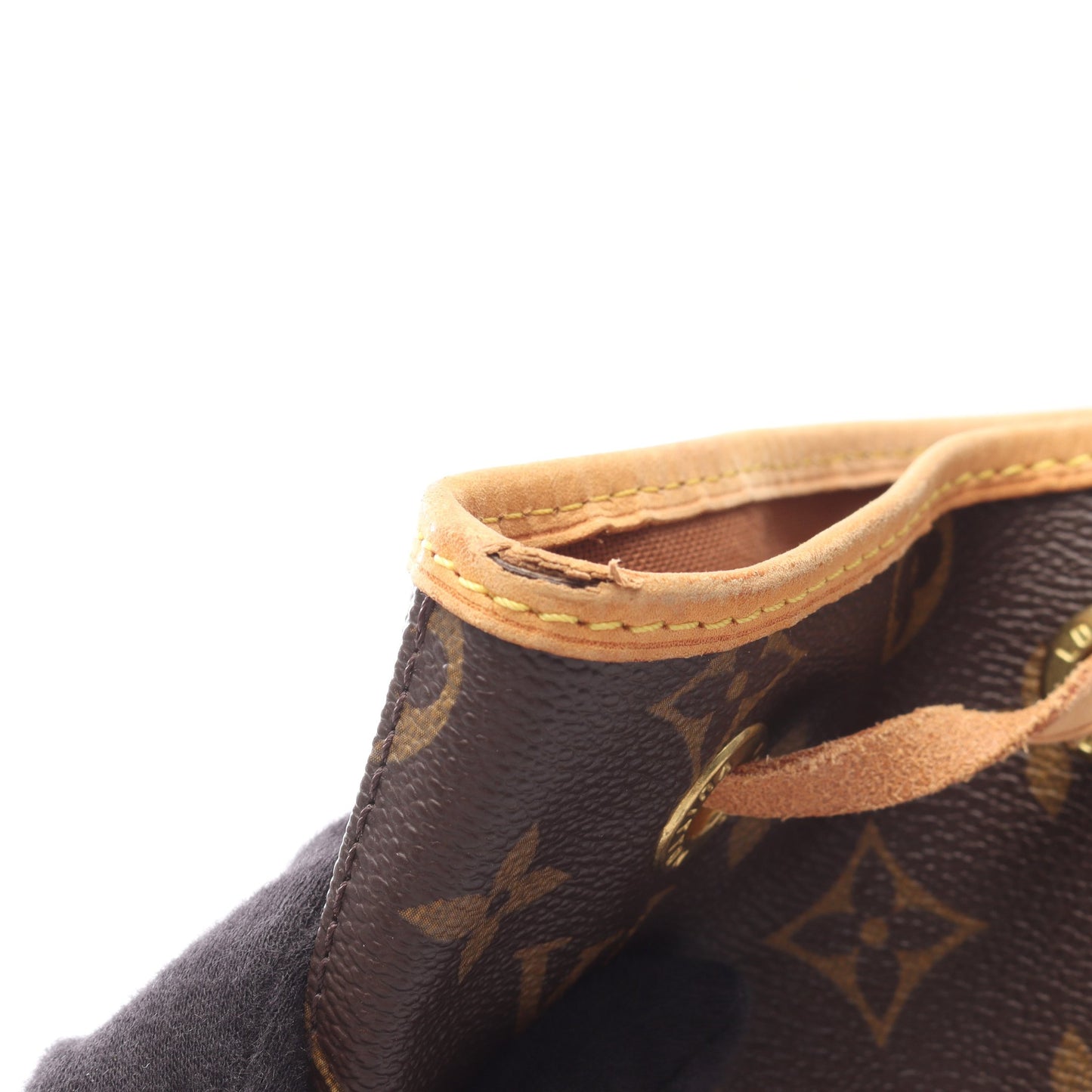 サックアド ボスフォール モノグラム バックパック リュックサック PVC レザー ブラウン ルイヴィトン バッグ LOUIS VUITTON
