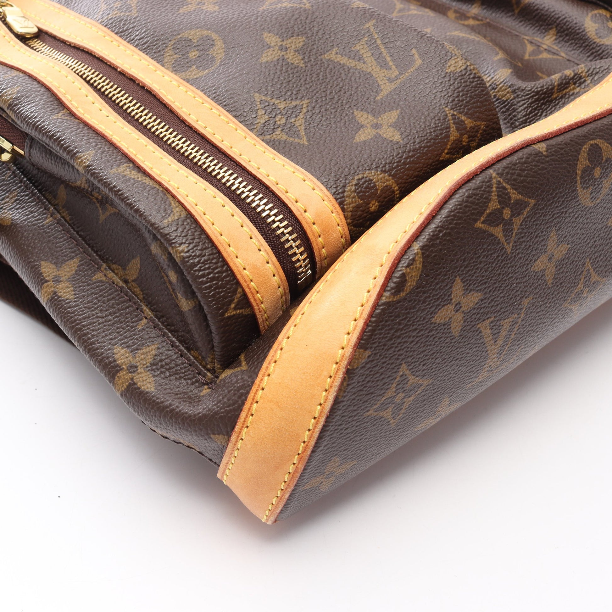 サックアド ボスフォール モノグラム バックパック リュックサック PVC レザー ブラウン ルイヴィトン バッグ LOUIS VUITTON