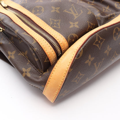 サックアド ボスフォール モノグラム バックパック リュックサック PVC レザー ブラウン ルイヴィトン バッグ LOUIS VUITTON