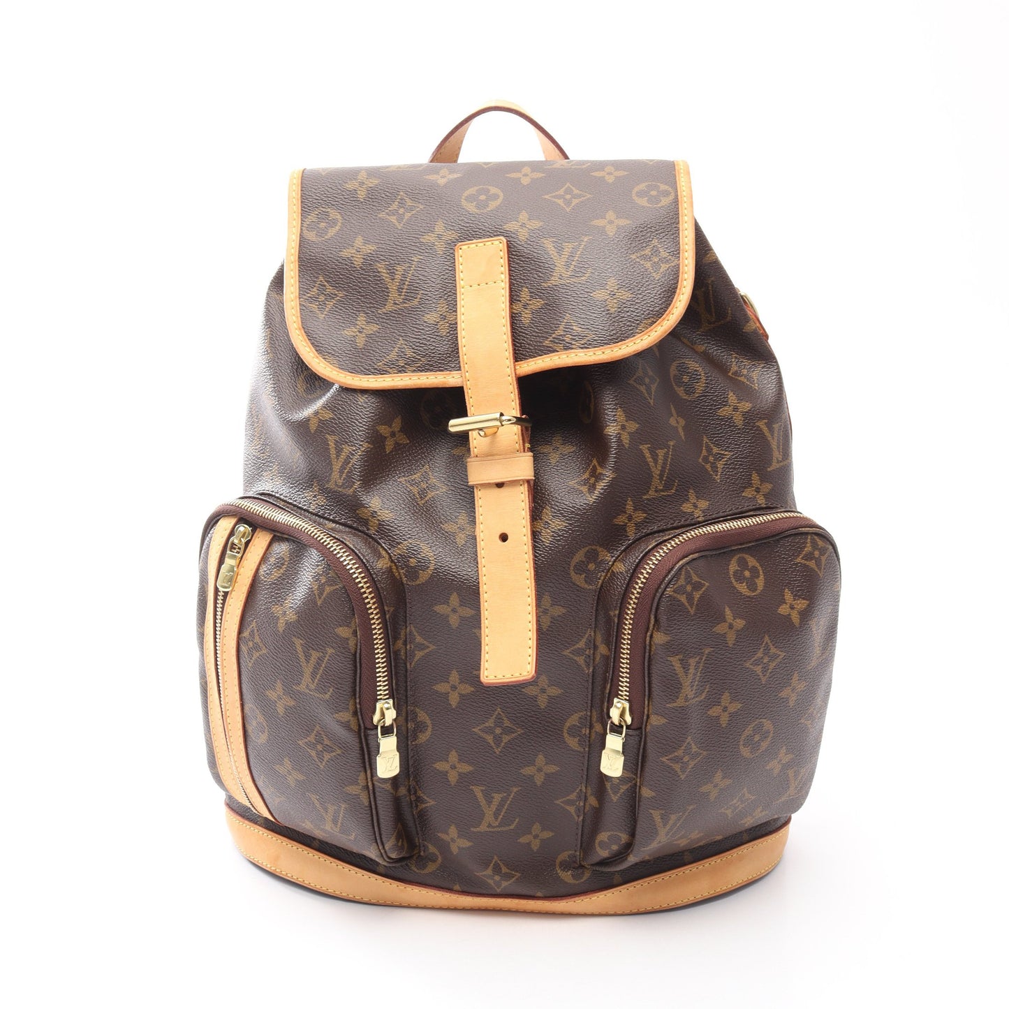 サックアド ボスフォール モノグラム バックパック リュックサック PVC レザー ブラウン ルイヴィトン バッグ LOUIS VUITTON