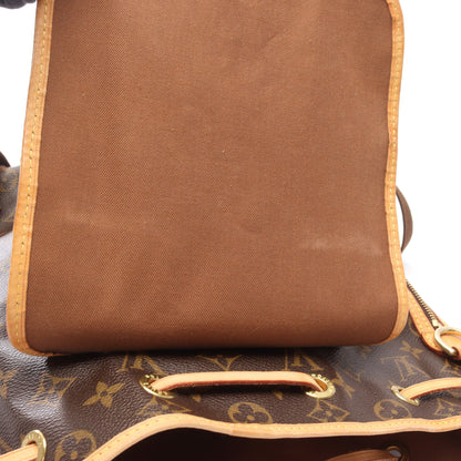 サックアド ボスフォール モノグラム バックパック リュックサック PVC レザー ブラウン ルイヴィトン バッグ LOUIS VUITTON