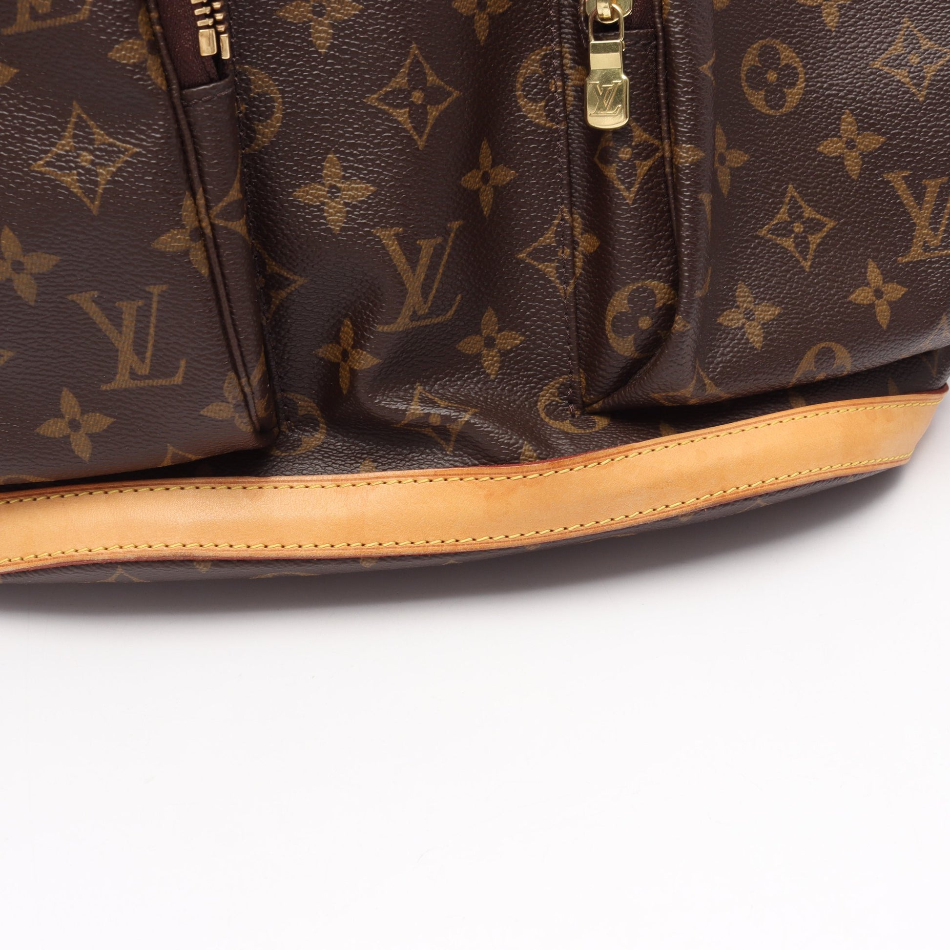 サックアド ボスフォール モノグラム バックパック リュックサック PVC レザー ブラウン ルイヴィトン バッグ LOUIS VUITTON