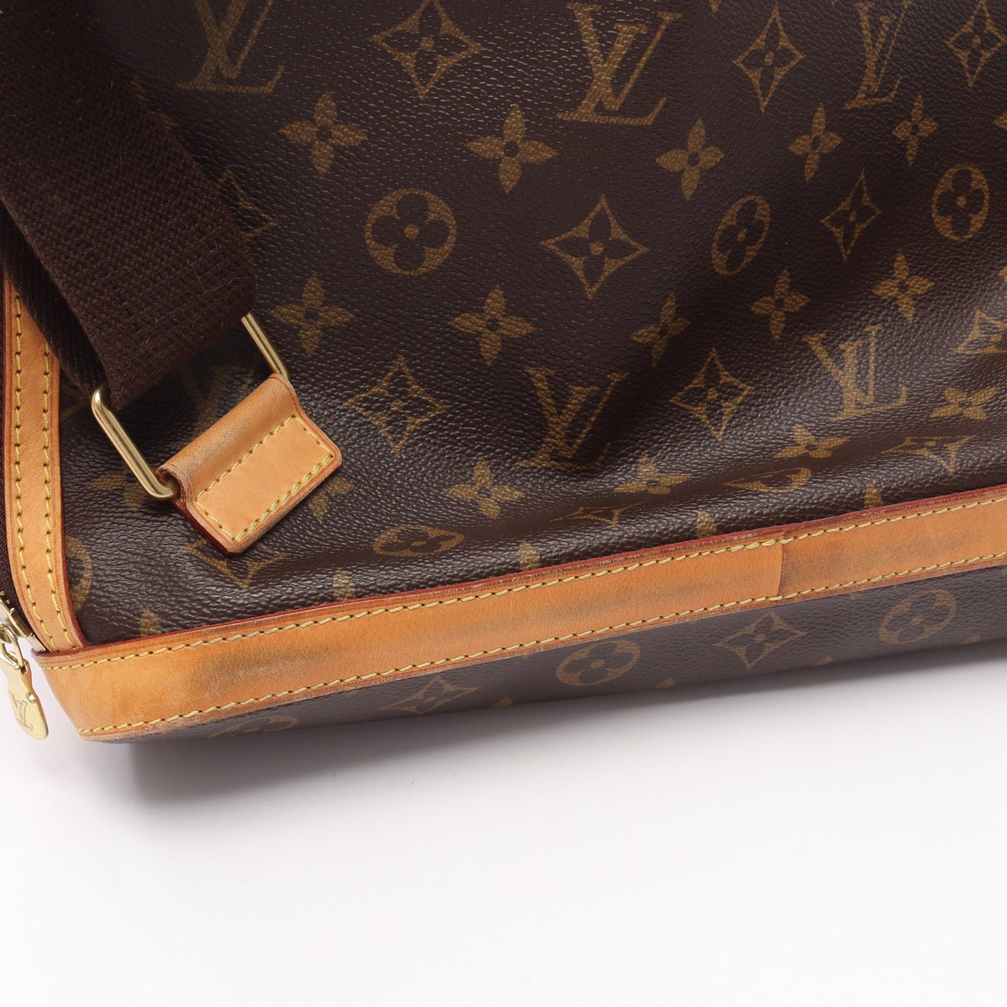 サックアド ボスフォール モノグラム バックパック リュックサック PVC レザー ブラウン ルイヴィトン バッグ LOUIS VUITTON