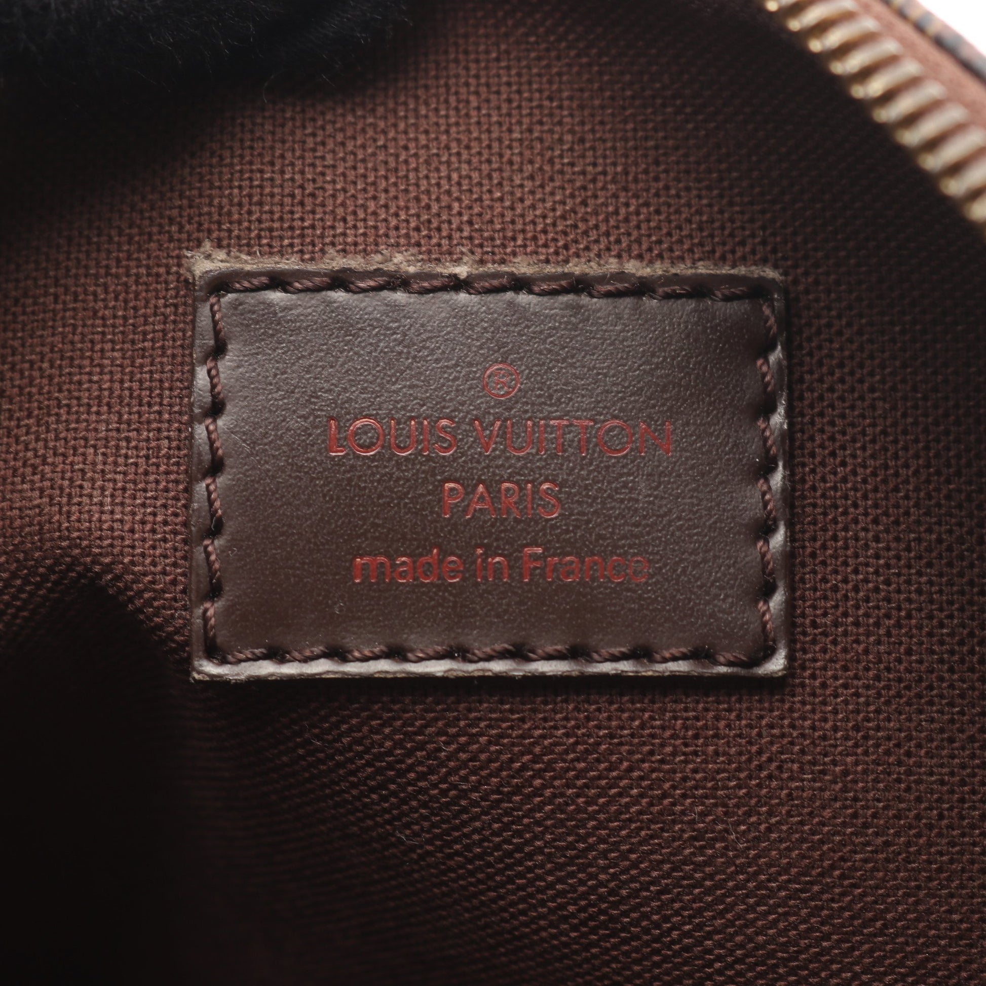 ポシェット ボスフォール ダミエエベヌ ショルダーバッグ PVC レザー ブラウン ルイヴィトン バッグ LOUIS VUITTON